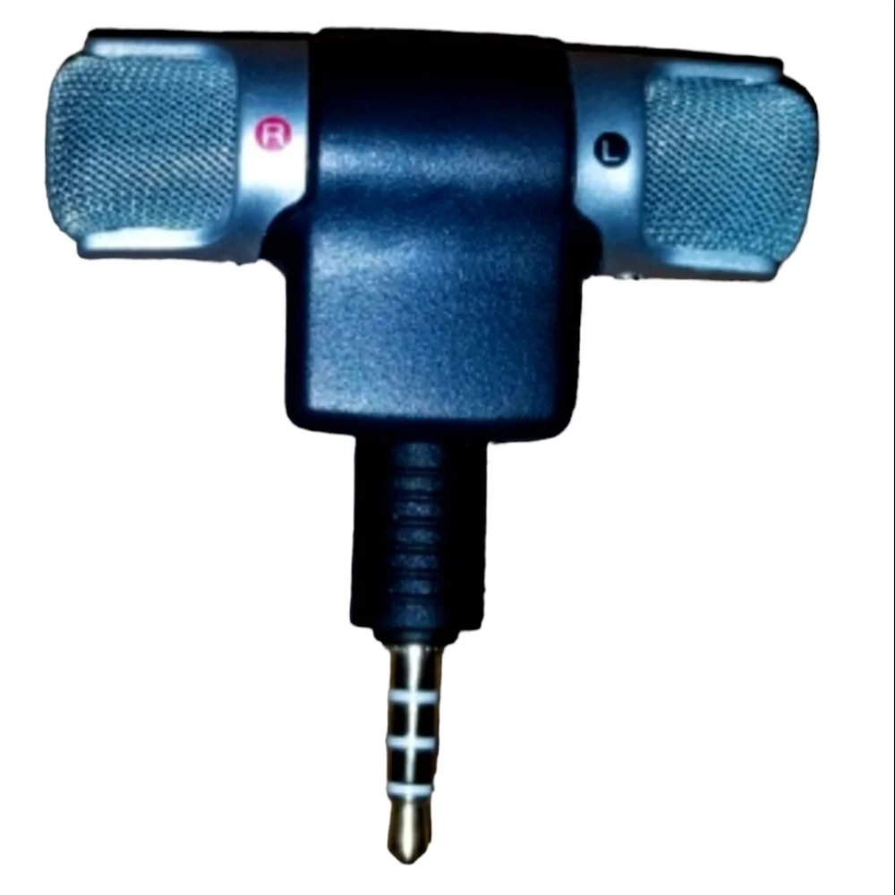 Mobile Phone Stereo Microphone with 3.5mm jack New